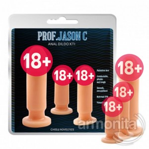 Prof. Jason C Anal Dildo 3lü Set