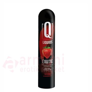 Çilek Aromalı Exotic Kayganlaştırıcı Jel Q Liquids 200ml