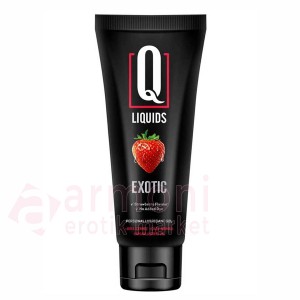 Exotic Çilek Aromalı Kayganlaştırıcı Jel Q Liquids 200ml