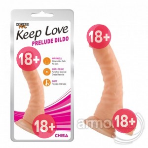 Keep Love Prelude Realistik Vantuzlu Dildo 17X3,8cm