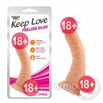 Keep Love Prelude Realistik Vantuzlu Dildo 17X3,8cm