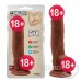 Süper Gerçekçi Doku Latin Carnal Realistik Dildo 19X4,2cm