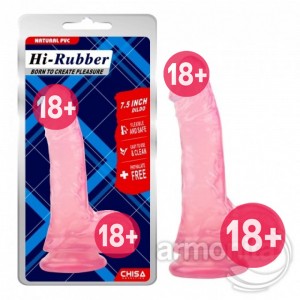 Jel Doku Hi Rubber Realistik Vantuzlu Penis 19X3,8cm