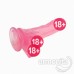 Jel Doku Hi Rubber Realistik Vantuzlu Penis 19X3,8cm