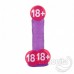 Hi-Rubber Yumuşak Jel Doku Realistik Dildo 19,5X4,3