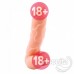 Realistik Damarlı Yüzey Testisli Penis 14X3,8cm