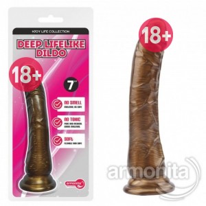 Vantuzlu Realistik Dildo Mike Hawk Anal Vajinal Penis 22X3cm