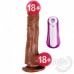 James Deen Realistik Latin Titreşimli Yapay Dildo 17X4cm