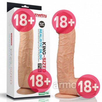 Kalın Vantuzlu Damarlı Realistik Dildo 28X5,5cm