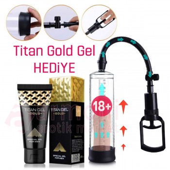 Penis Pompası Yanında Titan Gold HEDİYE